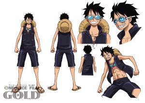 Roupas One Piece Gold Luffy