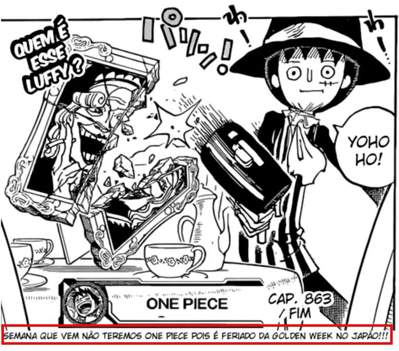 Manga One Piece 864 Aviso One Piece Ex