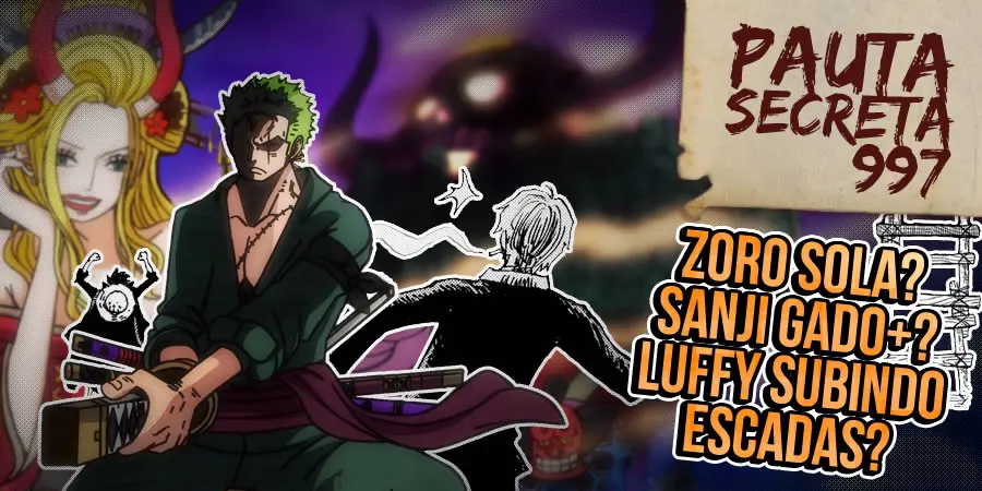 Pauta Secreta #116 – Zoro sola? Sanji gado D+? Luffy subindo escadas? –  Capítulo 997