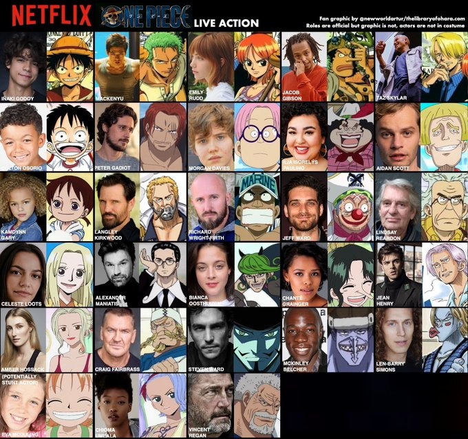 Quem é quem no elenco de One Piece - Observatório do Cinema